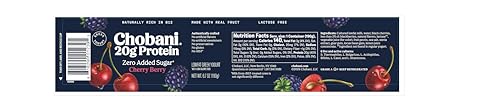 Chobani 20g Protein Lowfat Greek Yogurt Cherry Berry - Perfect Snack for Health Conscious Consumers
| Chobani 20g Prote