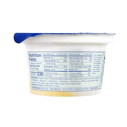 Ellenos Yogurt Lemon Curd for Smoothies and Snacks in 5.3 Oz - Immersive Flavor, Portable Snack
| Ellenos Lemon Curd Yo